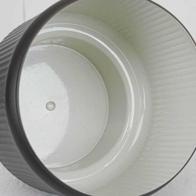 Vaso Elegante in Metallo Colore Bronzo - 2 Misure