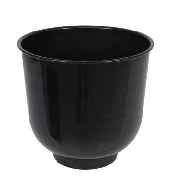 Vaso in Metallo Nero con Piedini e Foro di Scolo – 3 Misure Vaso in Metallo Nero con Piedini e Foro di Scolo – 3 Misure