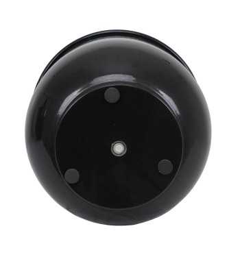 Vaso in Metallo Nero con Piedini e Foro di Scolo – 3 Misure Vaso in Metallo Nero con Piedini e Foro di Scolo – 3 Misure