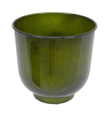 Vaso in Metallo Verde con Foro di Scolo e Piedini Antiscivolo – 3 Misure Vaso in Metallo Verde con Foro di Scolo e Piedini Antiscivolo – 3 Misure