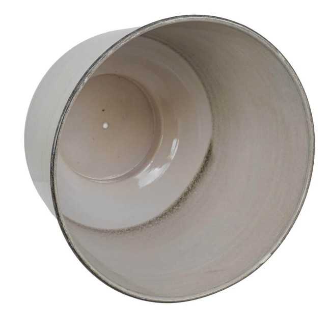 Vaso in Metallo Bianco Elegante con Piedini Antiscivolo - 3 Misure