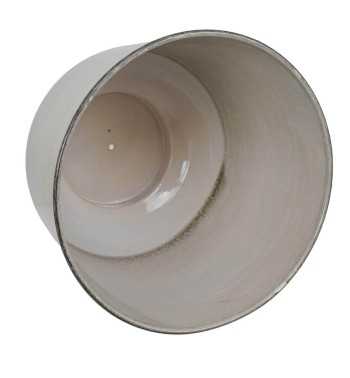 Vaso in Metallo Bianco Elegante con Piedini Antiscivolo - 3 Misure Vaso in Metallo Bianco Elegante con Piedini Antiscivolo - 3 Misure