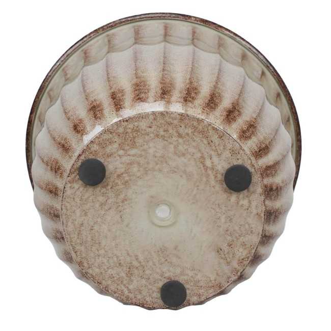 Vaso Decorativo in Metallo Beige - 3 Misure