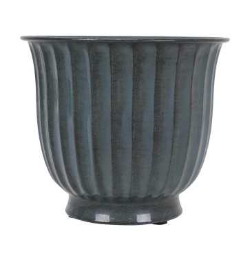 Vaso in Metallo Grigio Scuro Elegante - 3 Misure Vaso in Metallo Grigio Scuro Elegante - 3 Misure