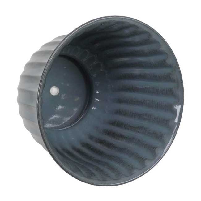 Vaso in Metallo Grigio Scuro Elegante - 3 Misure