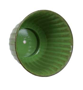 Vaso in Metallo Verde dal Design Moderno – 3 Misure