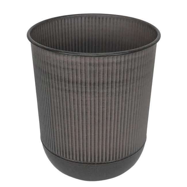 Vaso Decorativo in Metallo Bronzo - D.40xH.50 cm