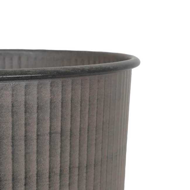 Vaso Decorativo in Metallo Bronzo - D.40xH.50 cm