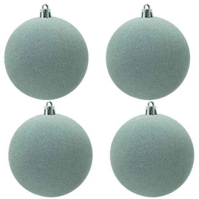 Palle Natalizie in Velluto D.12 cm - Vari Colori