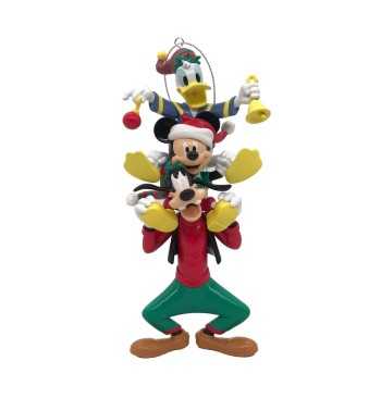 Topolino, Paperino e Pippo da Appendere in Resina H.13,5 cm - Disney