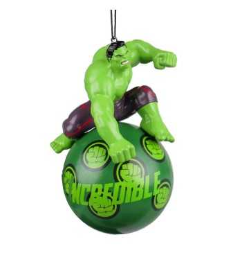 Palla di Natale con Hulk H.12 cm - Marvel