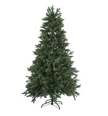 Albero di Natale Abete Verde Chiaro in Pe H.180/240 cm Apertura ad Ombrello - Deluxe Green Slim Albero di Natale Abete Verde Chiaro in Pe H.180/240 cm Apertura ad Ombrello - Deluxe Green Slim