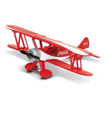 Modellino Biplano Coca-Cola - Icona Storica in Scala, 12.6 cm Modellino Biplano Coca-Cola - Icona Storica in Scala, 12.6 cm