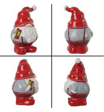 Porta Biscotti Natalizio in Ceramica H.30,5 cm