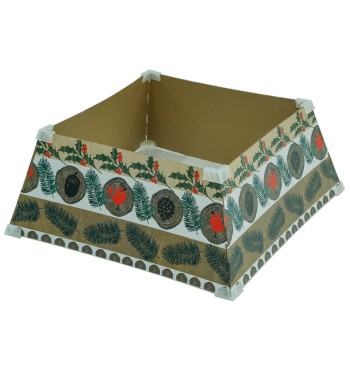 Copribase per Alberi di Natale in Cartone Ripiegabile  H.22 cm Copribase per Alberi di Natale in Cartone Ripiegabile  H.22 cm
