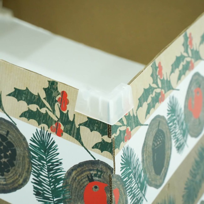 Copribase per Alberi di Natale in Cartone Ripiegabile  H.22 cm