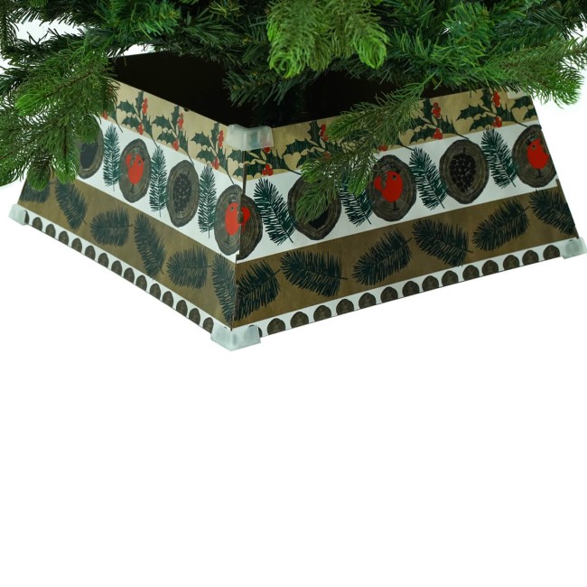 Copribase per Alberi di Natale in Cartone Ripiegabile  H.22 cm