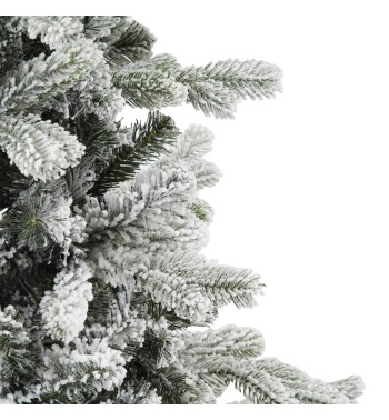 Albero di Natale Slim Innevato in Pe+Pvc H.150/240 cm con Apertura ad Ombrello | Albero Realistico Artificiale Albero di Natale Slim Innevato in Pe+Pvc H.150/240 cm con Apertura ad Ombrello | Albero Realistico Artificiale