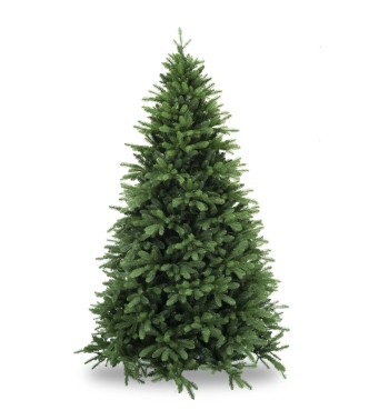 Albero di Natale Abete Verde in Pe+Pvc H.150/270 cm Apertura ad Ombrello | Albero Realistico Artificiale