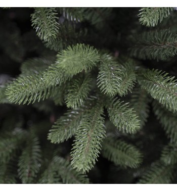 Albero di Natale Abete Verde in Pe+Pvc H.150/270 cm Apertura ad Ombrello | Albero Realistico Artificiale