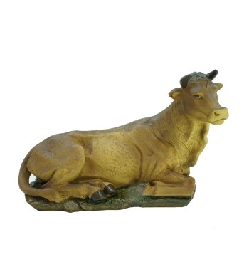 Natività in Poliresina e Tessuto 8 Pz. H.40 cm