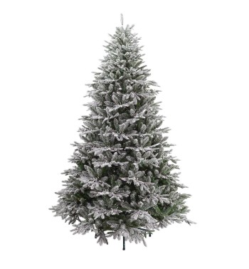 Albero di Natale Innevato con Led in Pe+Pvc H.150/300 cm Apertura ad Ombrello - Canada Lux Albero di Natale Innevato con Led in Pe+Pvc H.150/300 cm Apertura ad Ombrello - Canada Lux