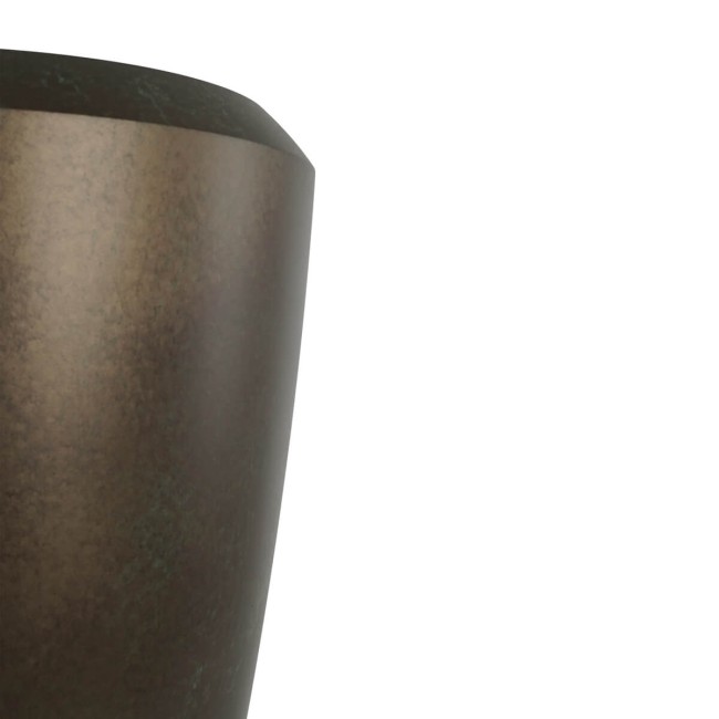 Vaso Alto in HDPE Color Metallo, Design Elegante per Interni ed Esterni