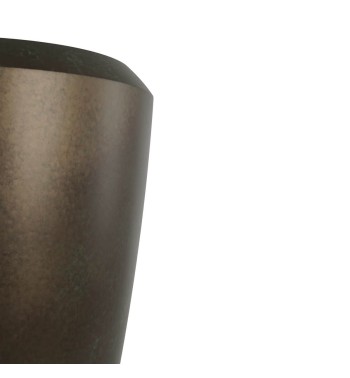 Vaso Alto in HDPE Color Metallo, Design Elegante per Interni ed Esterni Vaso Alto in HDPE Color Metallo, Design Elegante per Interni ed Esterni