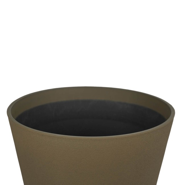 Vaso in Poliresina e Polvere di Pietra Marrone, Uso Interno ed Esterno