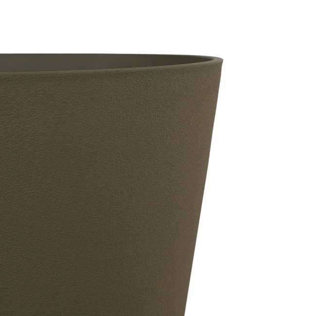 Vaso in Poliresina e Polvere di Pietra Marrone, Uso Interno ed Esterno