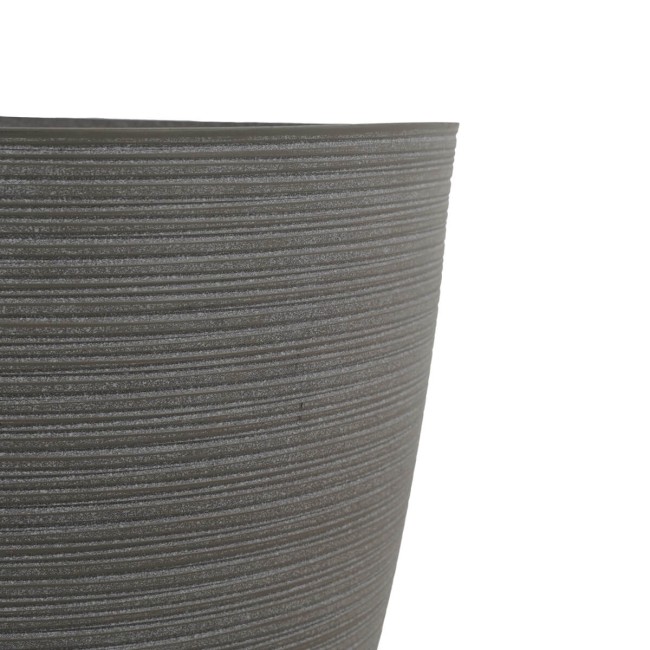 Vaso Sabbia in Poliresina Mista a Polvere di Pietra, Design Elegante per Interni ed Esterni