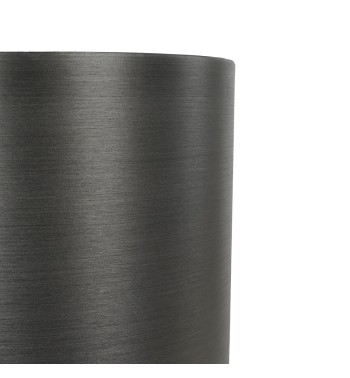 Vaso in Poliresina Grigio Metallizzato, Design Moderno per Interno ed Esterno Vaso in Poliresina Grigio Metallizzato, Design Moderno per Interno ed Esterno