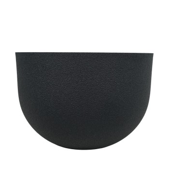 Vaso Ciotola in Poliresina Nero, Eleganza per Interno ed Esterno Vaso Ciotola in Poliresina Nero, Eleganza per Interno ed Esterno