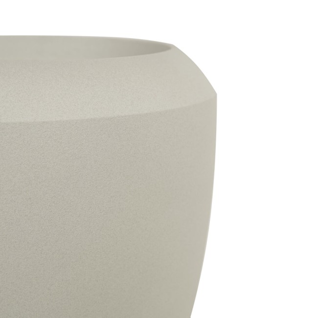 Vaso Conchino in HDPE Beige Eleganza e Versatilità per Interno ed Esterno