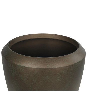 Vaso in Poliresina Alta Densità Color Metallo Uso Interno/Esterno Vaso in Poliresina Alta Densità Color Metallo Uso Interno/Esterno