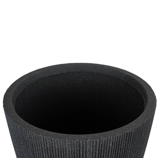 Vaso in HDPE Nero, Eleganza Moderna per Interni ed Esterni
