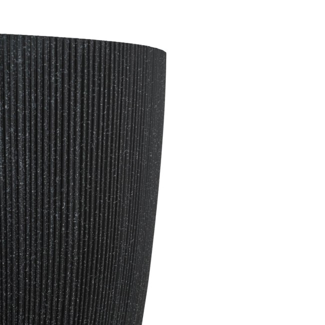 Vaso in HDPE Nero, Eleganza Moderna per Interni ed Esterni