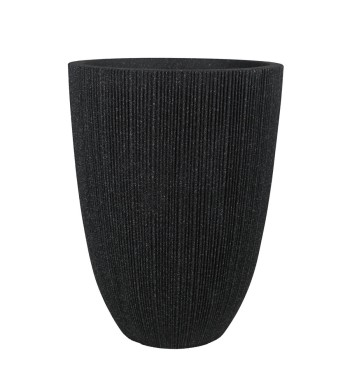 Vaso in HDPE Nero, Eleganza Moderna per Interni ed Esterni Vaso in HDPE Nero, Eleganza Moderna per Interni ed Esterni