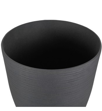 Vaso in Poliresina Grigia Eleganza per Interni ed Esterni Vaso in Poliresina Grigia Eleganza per Interni ed Esterni