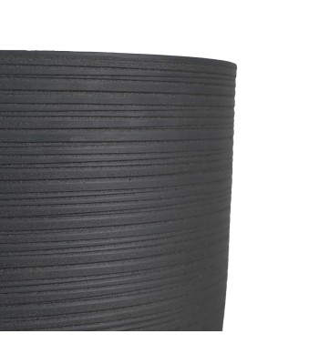 Vaso in Poliresina Grigia Eleganza per Interni ed Esterni Vaso in Poliresina Grigia Eleganza per Interni ed Esterni