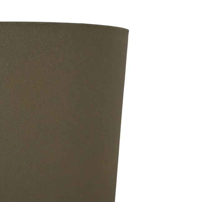 Vaso Marrone in Poliresina Mista a Polvere di Pietra, Uso Interno ed Esterno