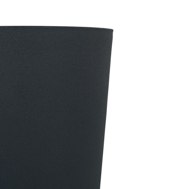 Vaso in Poliresina e Polvere di Pietra Grigio Metallizzato, per Interni ed Esterni