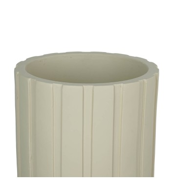 Vaso Alto in Vetroresina Taupe, Stile Moderno per Interni ed Esterni