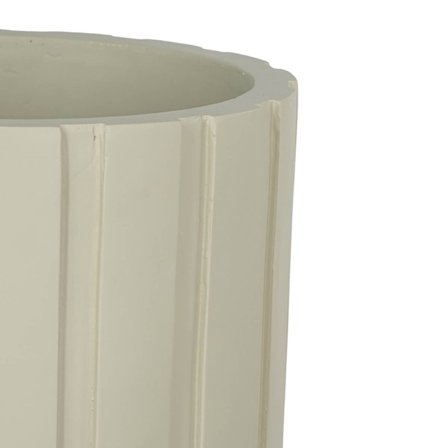 Vaso Alto in Vetroresina Taupe, Stile Moderno per Interni ed Esterni
