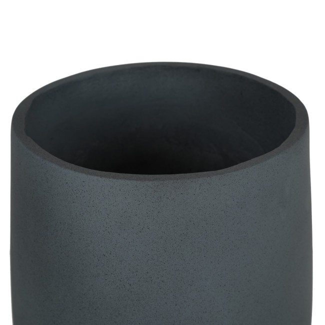 Set Tre Vasi in Ossido di Magnesio Grigio, Design Moderno per Interni ed Esterni