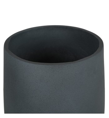 Set Tre Vasi in Ossido di Magnesio Grigio, Design Moderno per Interni ed Esterni