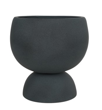 Set Tre Vasi in Ossido di Magnesio Grigio, Design Moderno per Interni ed Esterni