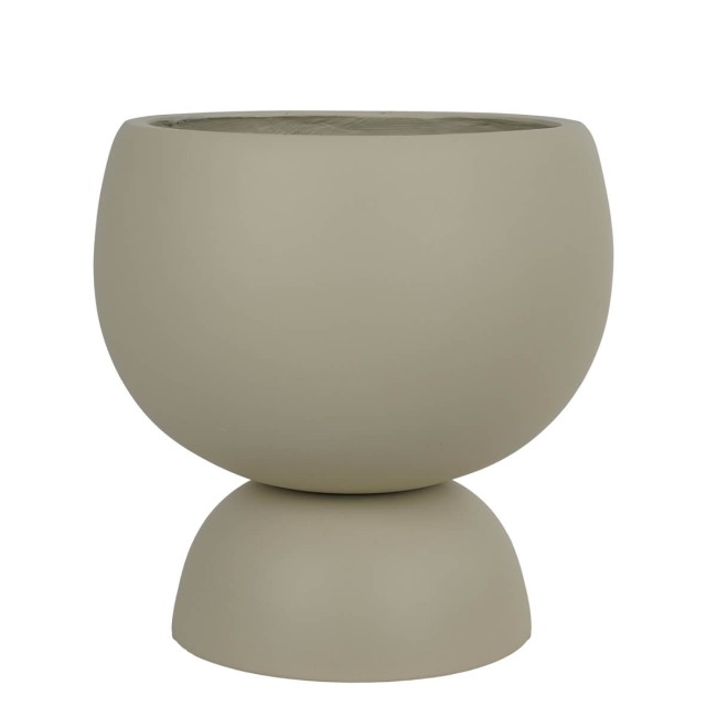 Vaso in Ossido di Magnesio Taupe, Eleganza per Interni ed Esterni