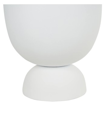 Set Tre Vasi in Ossido di Magnesio Bianco, Eleganza Minimal per Interni ed Esterni