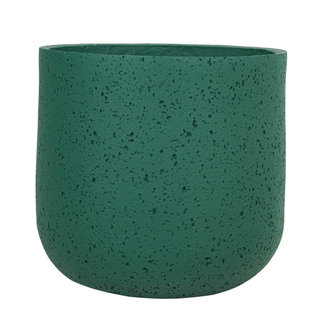 Set Tre Vasi Verde in Ossido di Magnesio, Uso Interno/Esterno